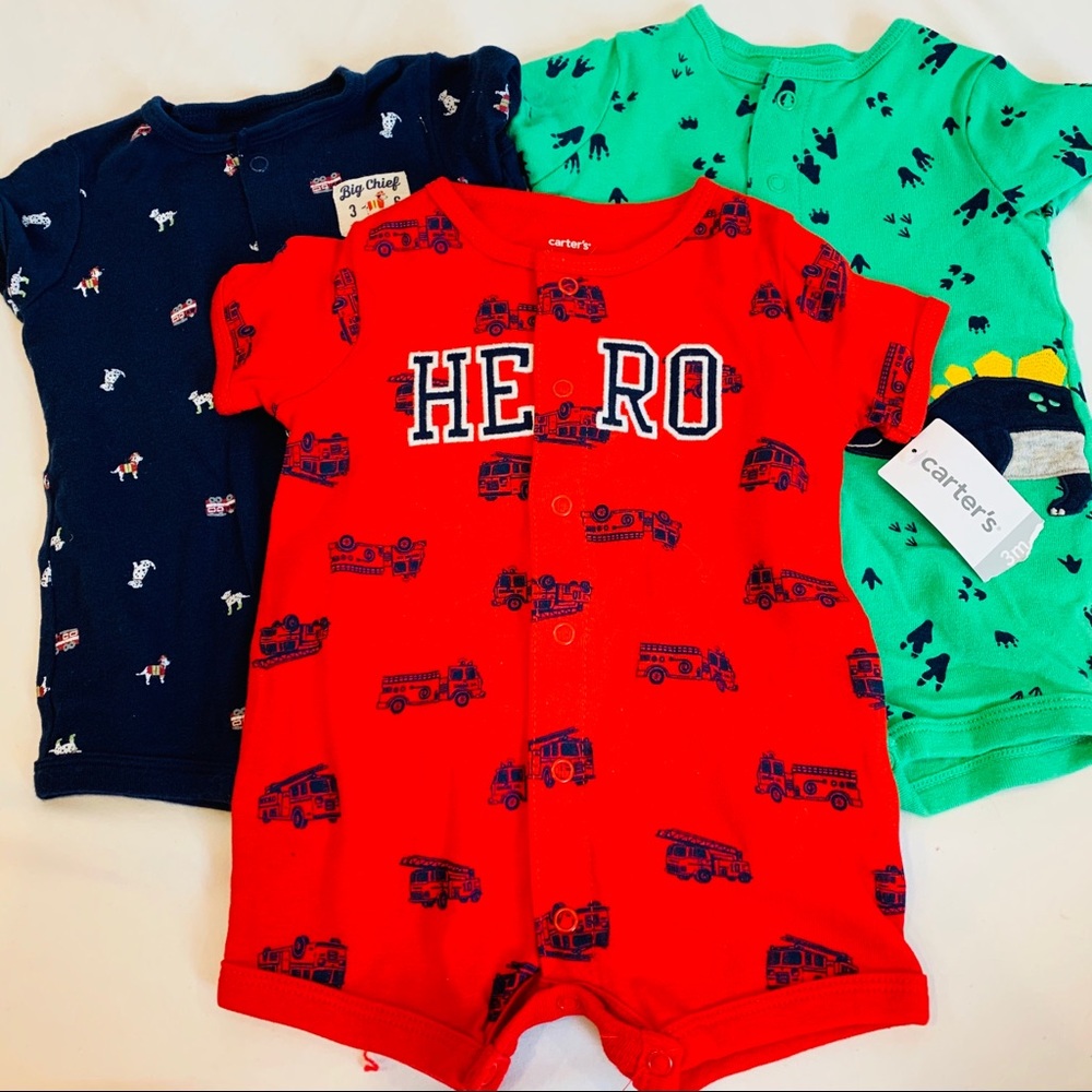Carters Romper 3 pack bundle